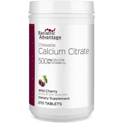 Calcium Citrate Lozenges - (270 count) (Bariatric Advantage)