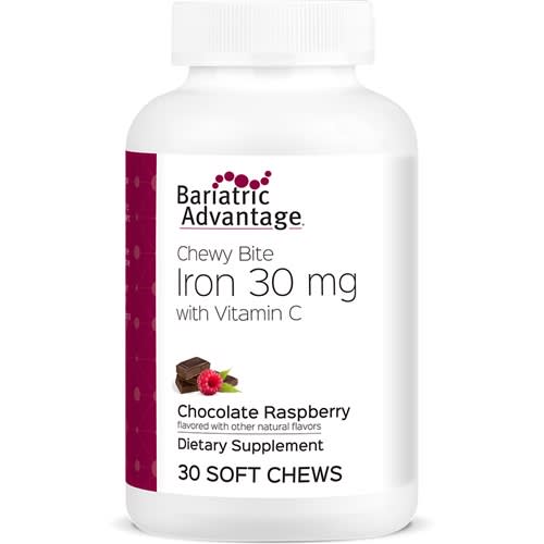 Iron Chewy Bites - 30 Mg (30 count) (Bariatric Advantage)
